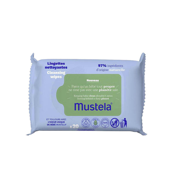 Mustela BIO Organic Cleansing Wipes - Skin Society {{ shop.address.country }}