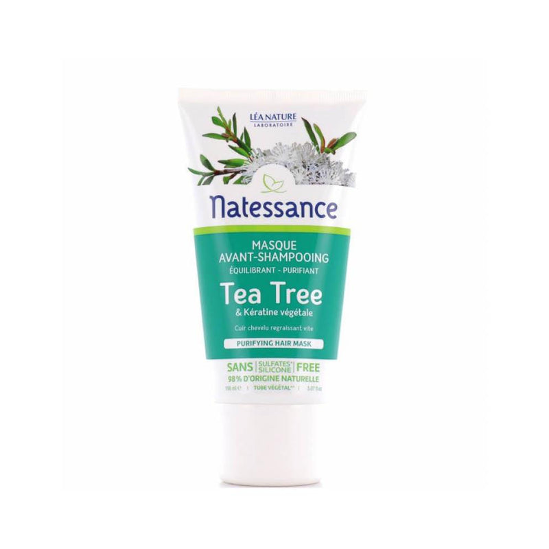 Natessance Tea Tree Pre-Shampoo Purifying Hair Mask - Skin Society {{ shop.address.country }}