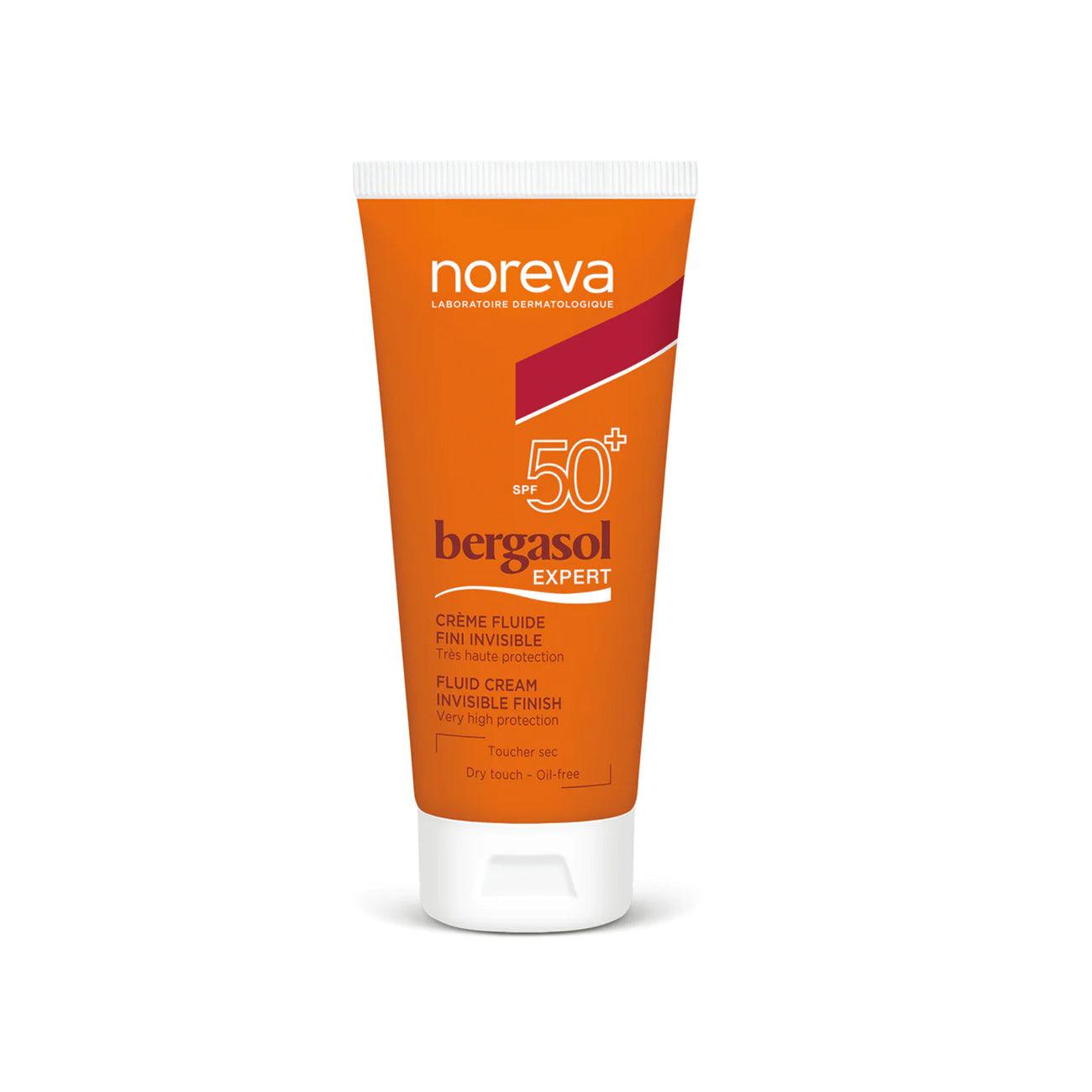 Noreva Bergasol Expert Fluid Cream Invisible Finish SPF50+ - Skin Society {{ shop.address.country }}