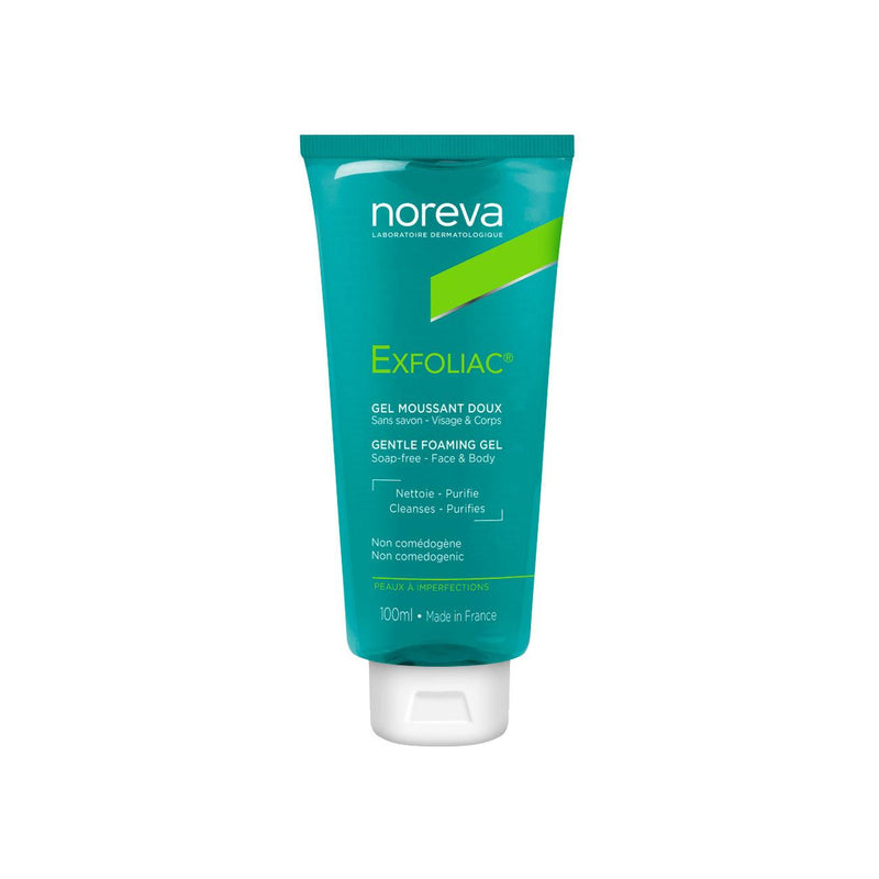 Noreva Exfoliac Gentle Foaming Gel, Soap Free - Face & Body - Skin Society {{ shop.address.country }}