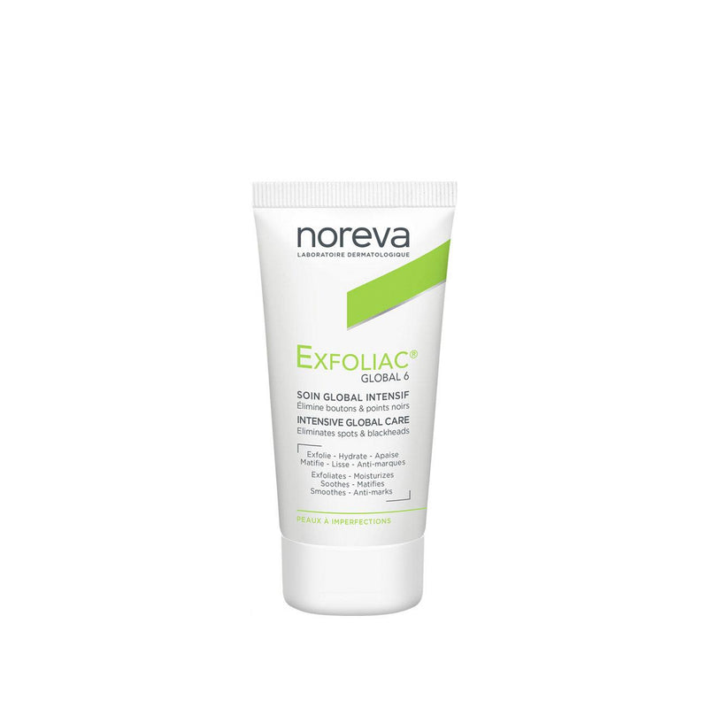 Noreva Exfoliac Global 6 Intensive Global Care - Eliminates Spots & Blackheads - Skin Society {{ shop.address.country }}