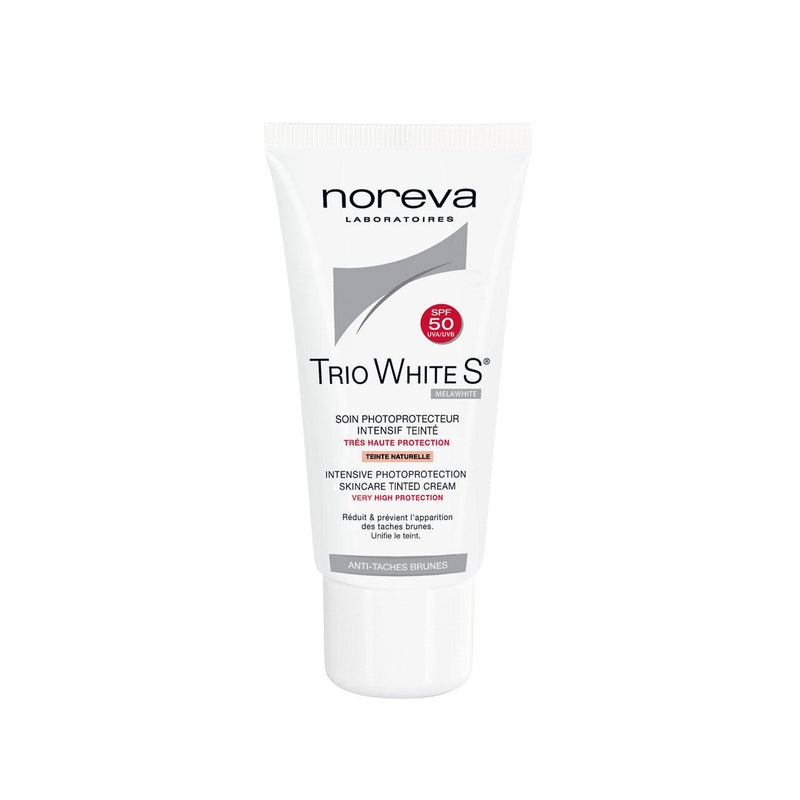 Noreva Trio White S Intensive Photoprotection Skincare Tinted Cream SPF50 - Very High Protection - Anti-Brown Spots - Skin Society {{ shop.address.country }}