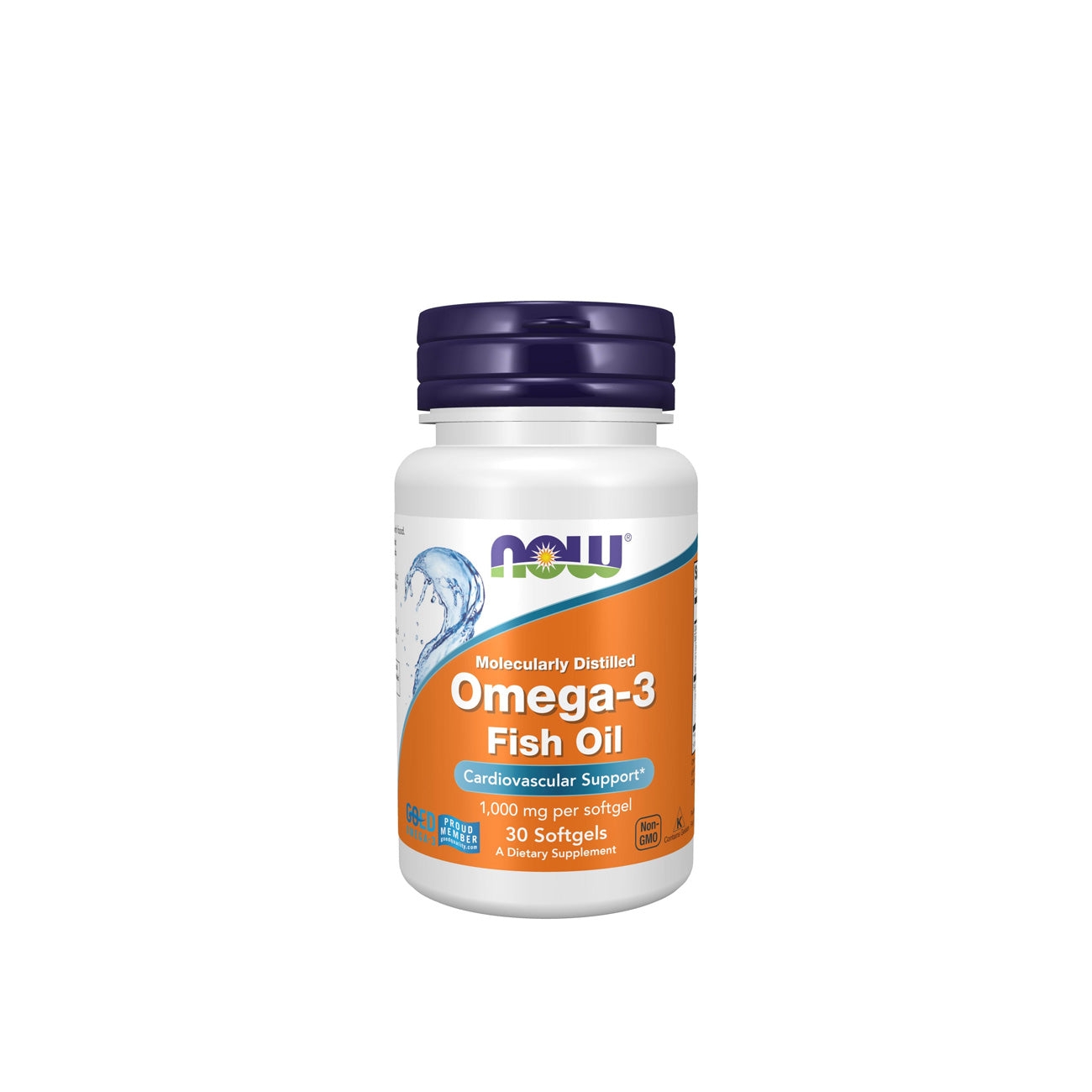 Omega-3, Molecularly Distilled Softgels