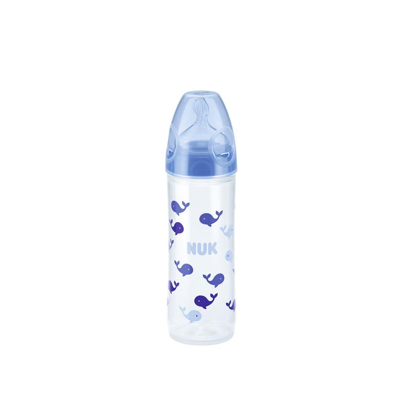 NUK First Choice+ Baby Bottle With Silicone Teat 6-18M - Skin Society {{ shop.address.country }}