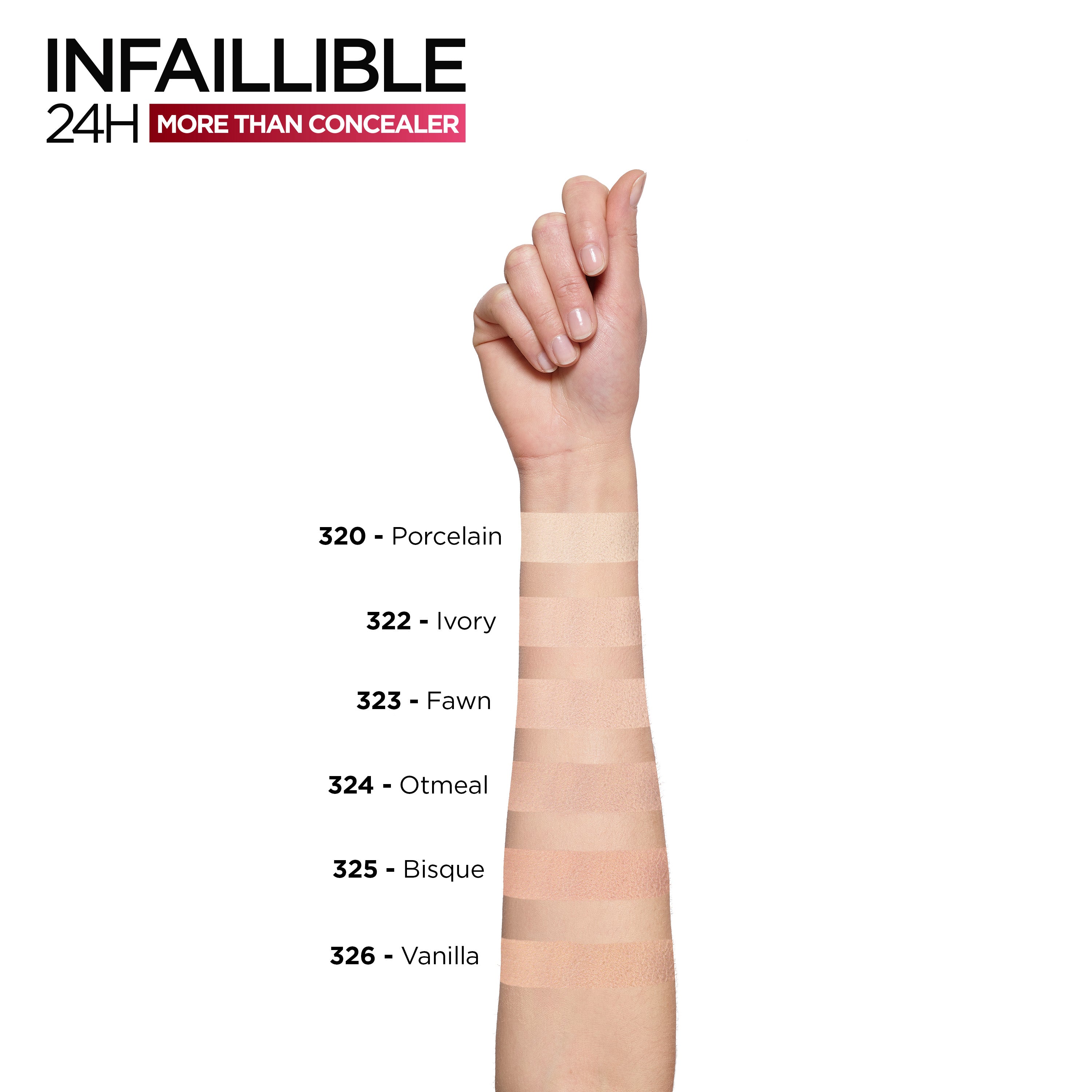 L’Oréal Paris Infallible Full Wear Waterproof Concealer Up To 24h Full Coverage-Flawless Matte Finish