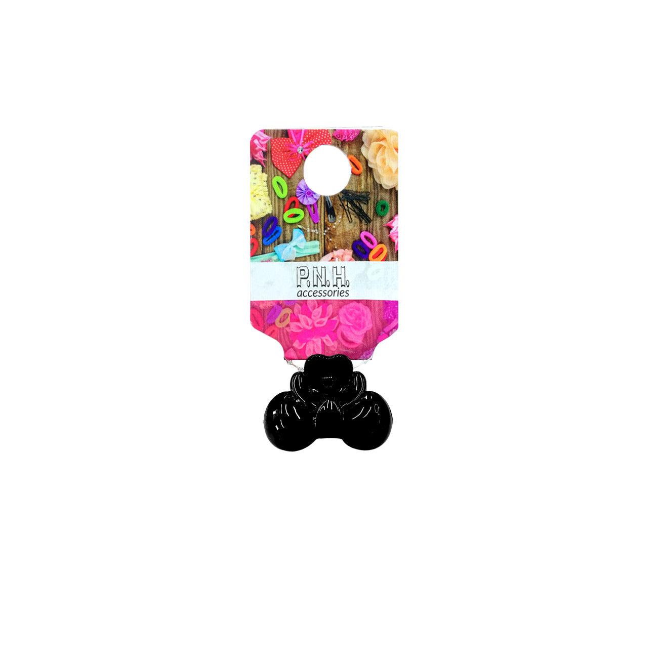 P.N.H. Accessories Bow Hair Clip Black - Small - Skin Society {{ shop.address.country }}