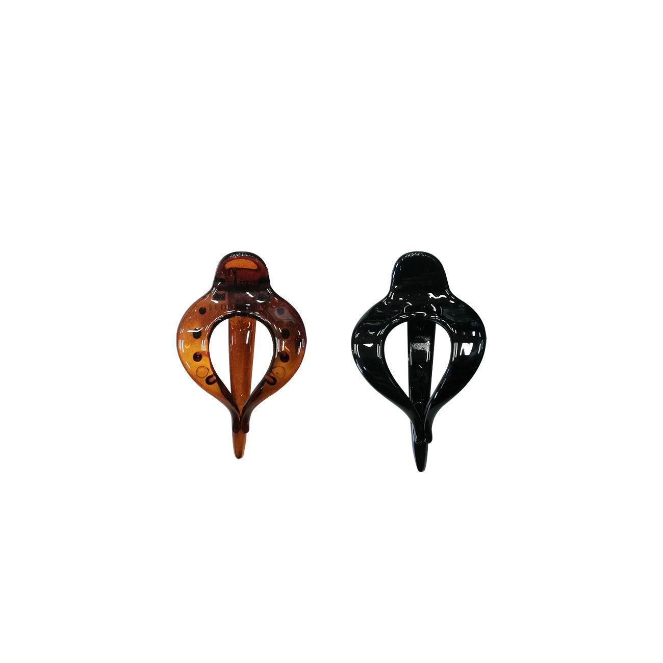 P.N.H. Accessories Hair Clips Black/Brown - Pack of 2 - Small - Skin Society {{ shop.address.country }}