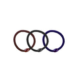 P.N.H. Accessories Hair Ties Black/Brown/Blue - Pack of 3 - Skin Society {{ shop.address.country }}