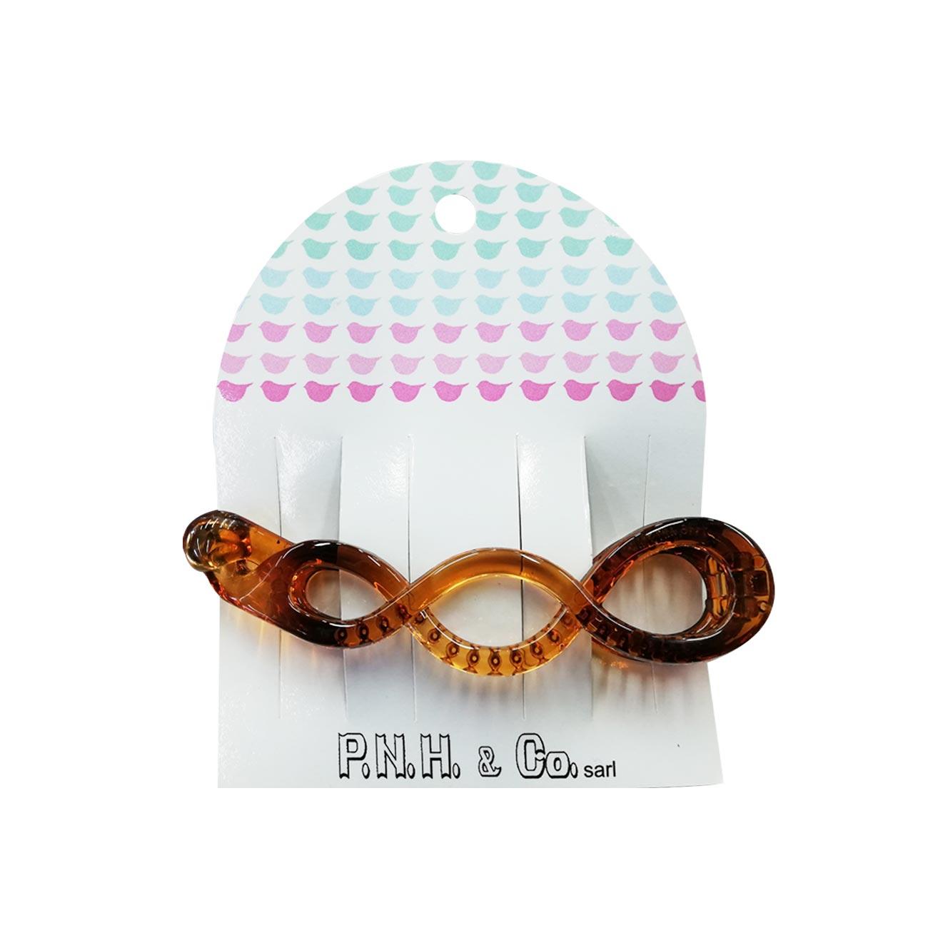 P.N.H. Accessories Large Hair Clip Brown - Round - Skin Society {{ shop.address.country }}