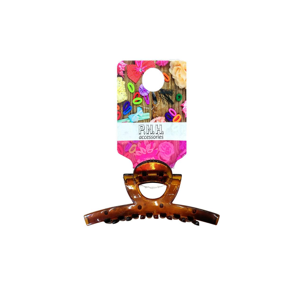 P.N.H. Accessories Large Hair Clip Brown - Skin Society {{ shop.address.country }}