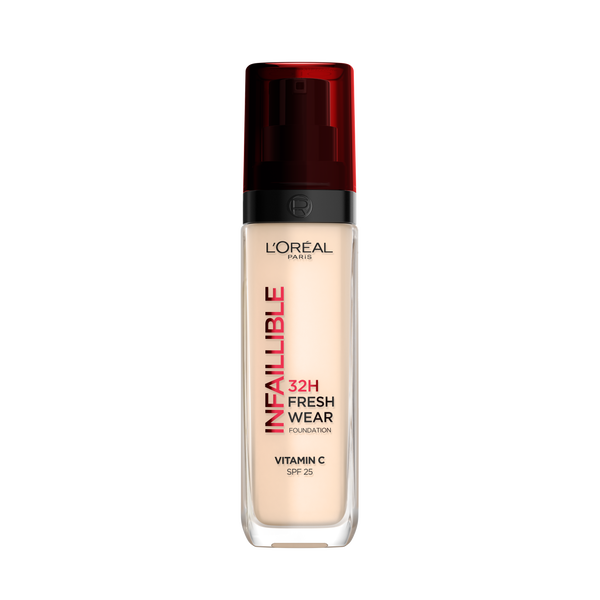 L’Oréal Paris Makeup Infaillible 32H Freshwear Longwear Liquid Foundation, Vitamin C, SPF25