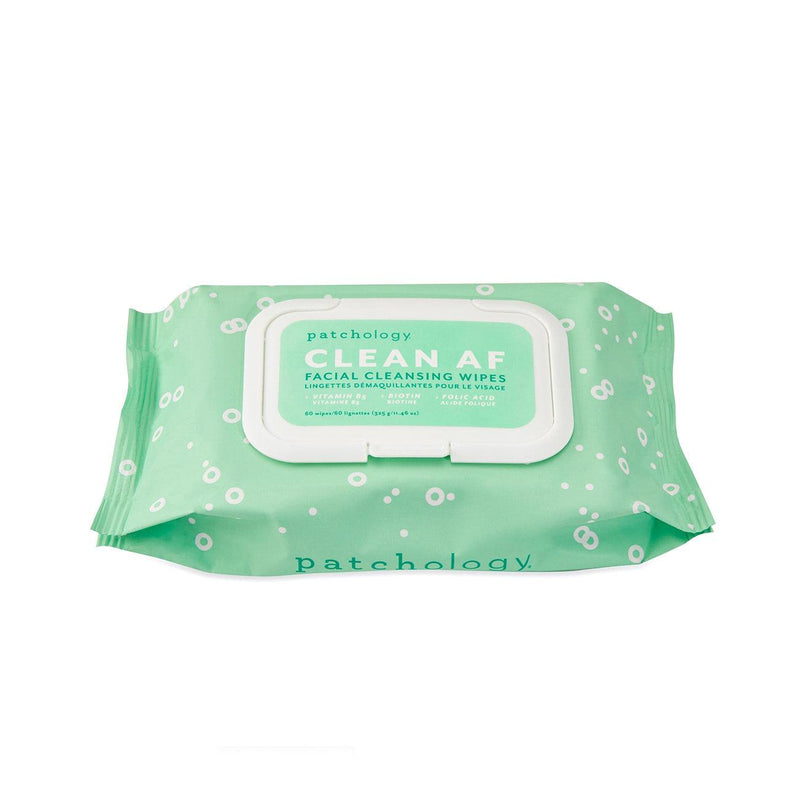 Patchology Clean AF Cleansing Facial Wipes - Skin Society {{ shop.address.country }}