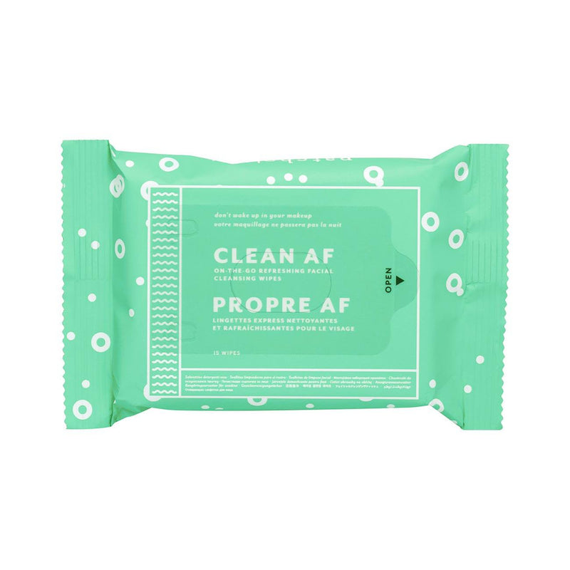 Patchology Clean AF Cleansing Facial Wipes - Skin Society {{ shop.address.country }}