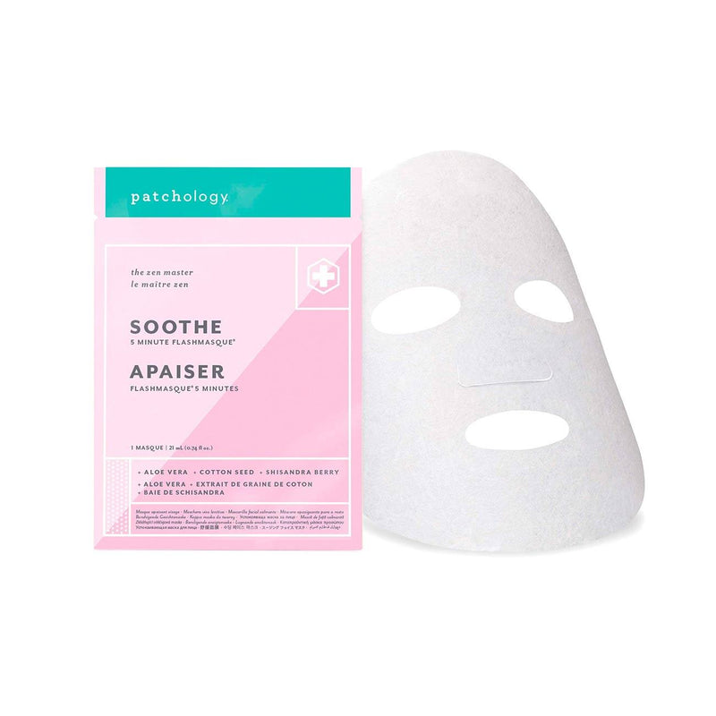 Patchology FlashMasque® Soothe 5 Minute Sheet Mask - Skin Society {{ shop.address.country }}