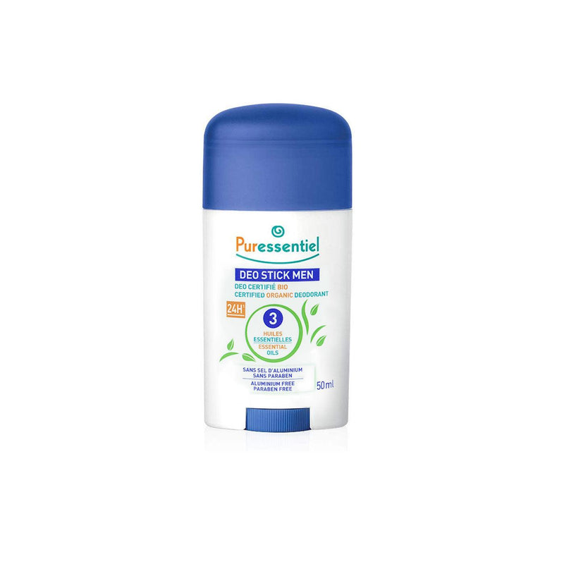 Puressentiel Deo Stick Men Certified Organic Deodorant - Skin Society {{ shop.address.country }}