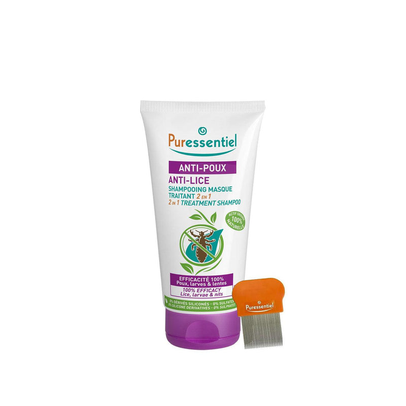 Puressentiel Head Lice 2-in-1 Treatment Shampoo - Skin Society {{ shop.address.country }}