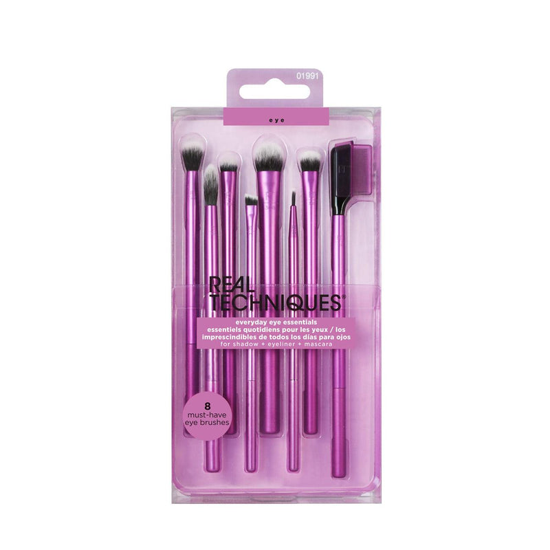 Real Techniques Everyday Eye Essentials Makeup Brush Kit - Skin Society {{ shop.address.country }}