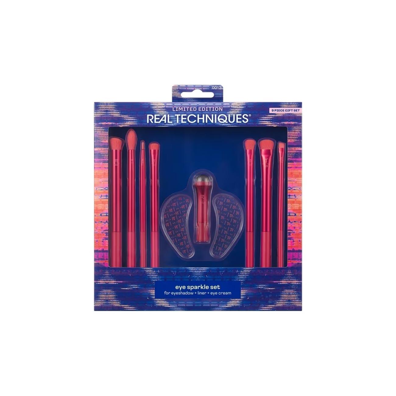 Real Techniques Eye Sparkle Makeup Brush & Skincare Set - Skin Society {{ shop.address.country }}