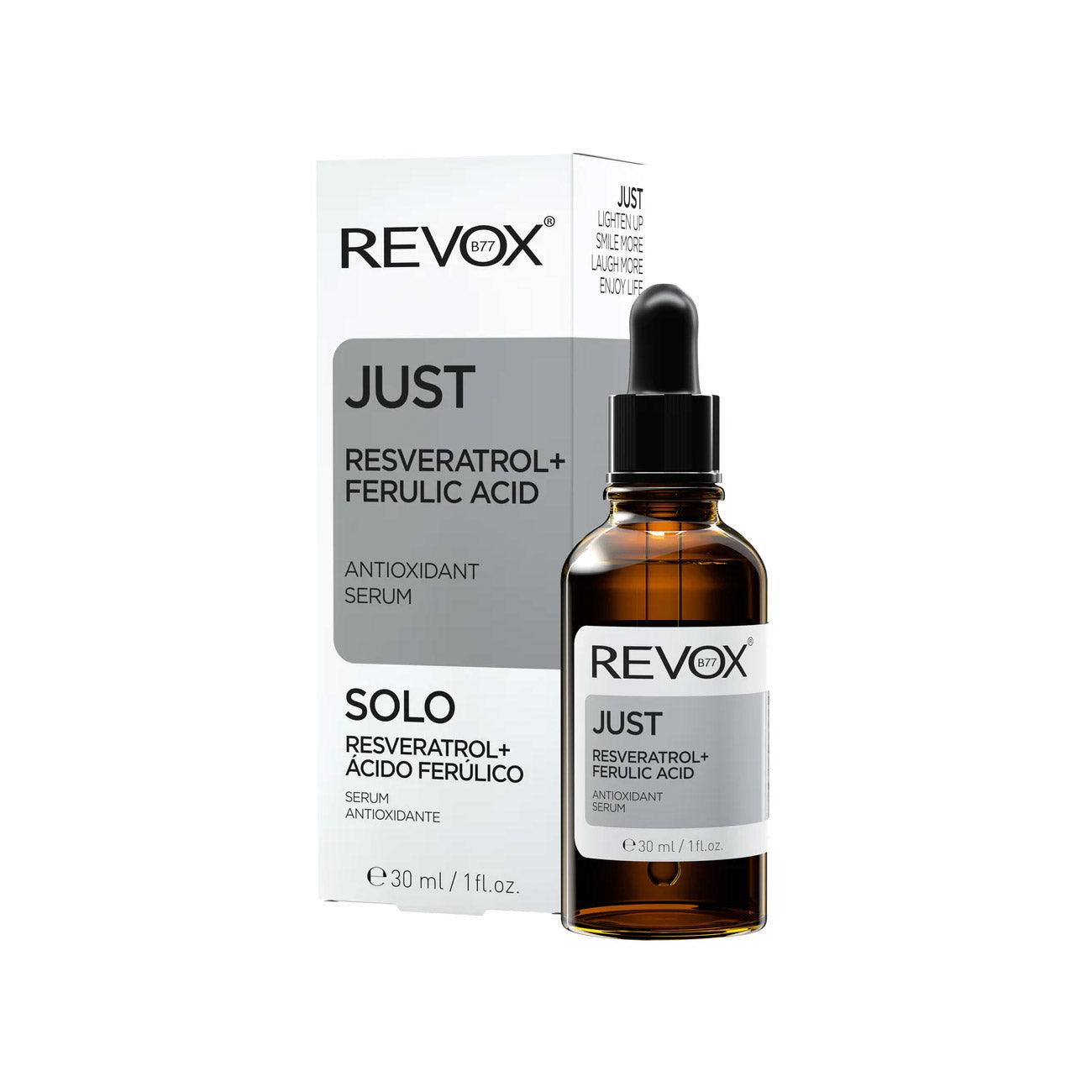 Revox B77 JUST Resveratrol + Ferulic Acid - Skin Society {{ shop.address.country }}