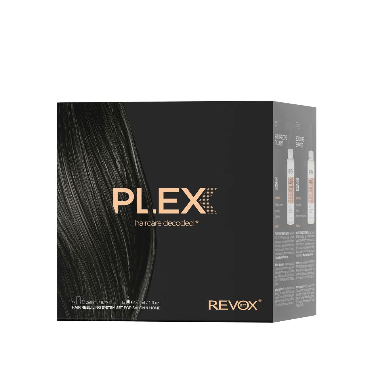 Revox B77 PLEX Hair Rebuilding System Set for Salon & Home - Skin Society {{ shop.address.country }}