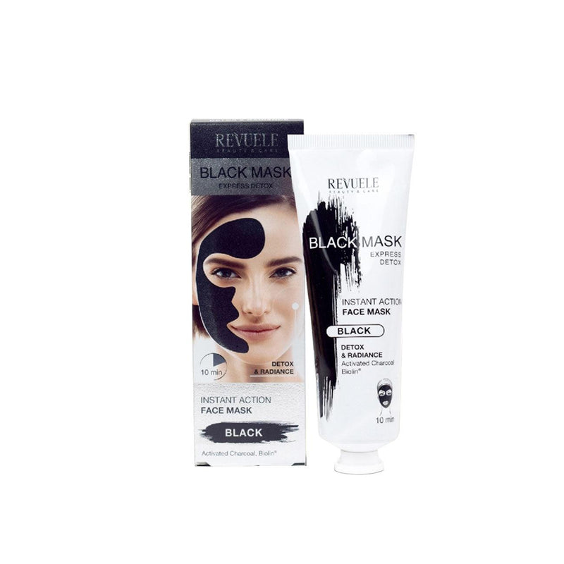 Revuele Black Mask Express Detox - Skin Society {{ shop.address.country }}