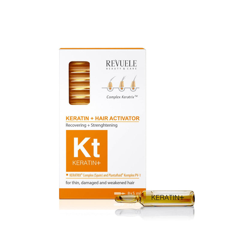 Revuele Keratin+ Ampoules Hair Restoration Activator - Skin Society {{ shop.address.country }}