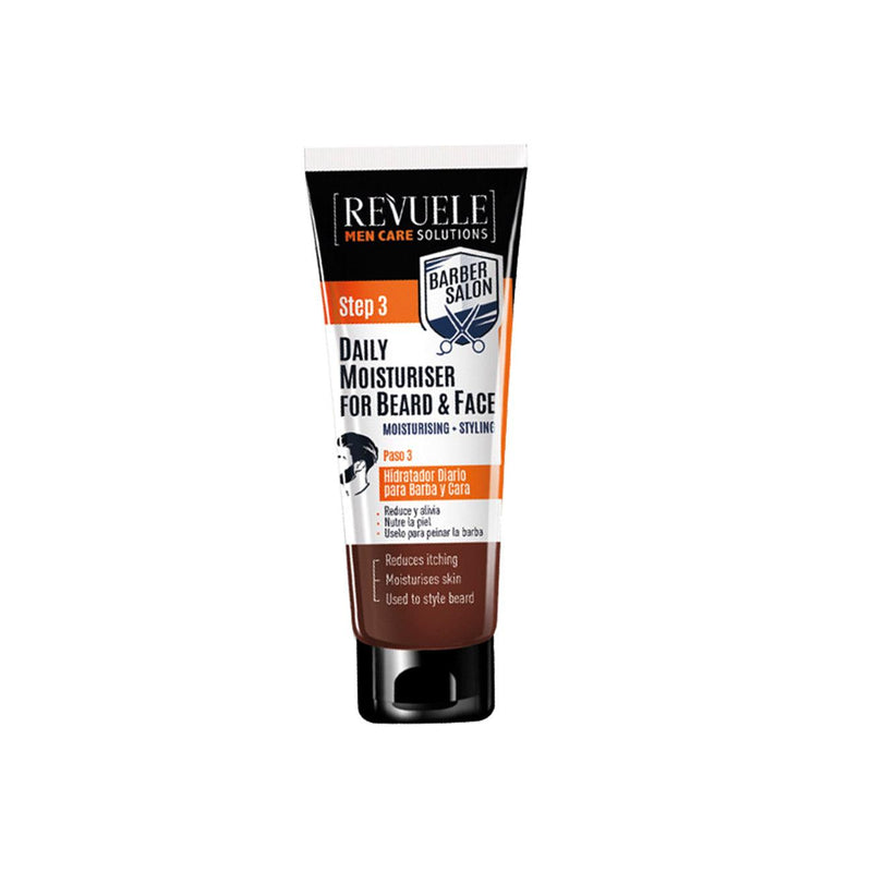 Revuele Men Care Solutions Daily Moisturiser for Beard & Face - Skin Society {{ shop.address.country }}