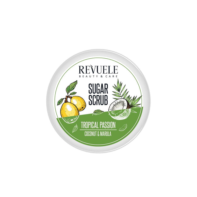 Revuele Sugar Scrub Cocoa & Marula - Tropical Passion - Skin Society {{ shop.address.country }}