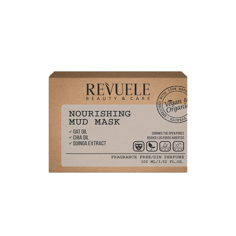 Revuele Vegan & Organic Nourishing Mud Mask - Skin Society {{ shop.address.country }}