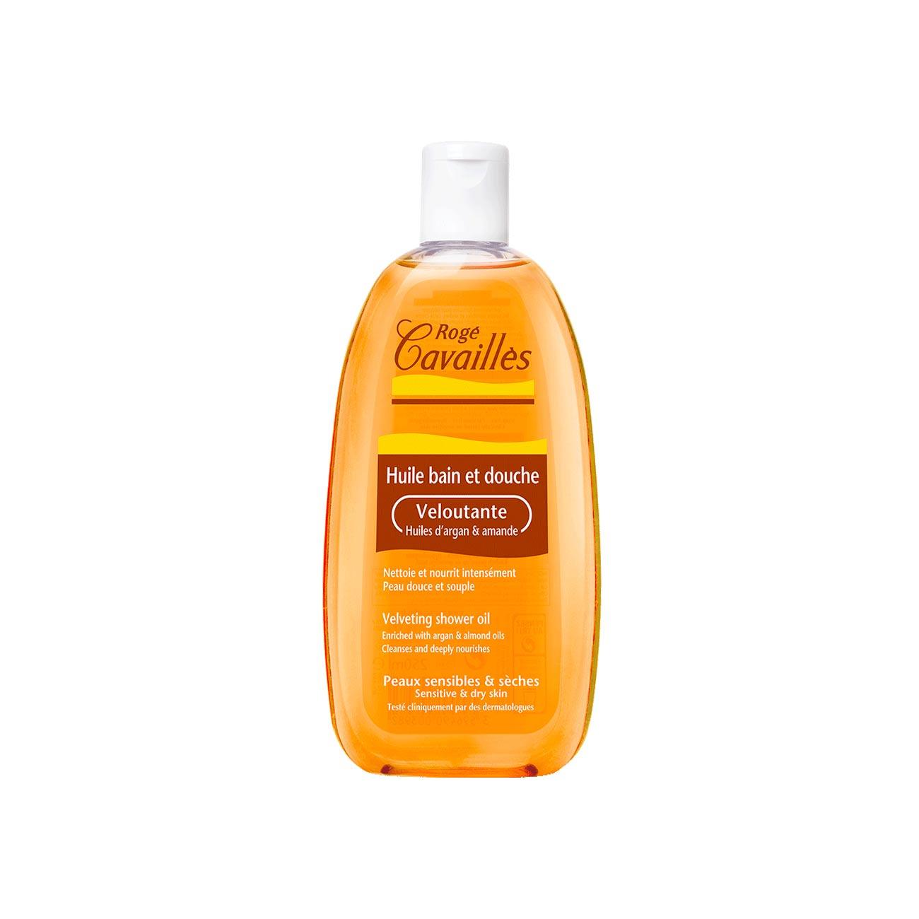 Rogé Cavaillès Velvety Shower Oil Enriched with Argan & Almond Oils - Sensitive & Dry Skin - Skin Society {{ shop.address.country }}