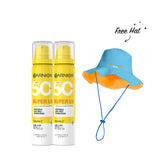 Skin Active SPF 50 Super UV Invisible Air Mist Sunscreen Duo