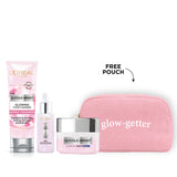 Glycolic-Bright: Daily Glowing Foam Cleanser, Night Cream & Face Serum Trio