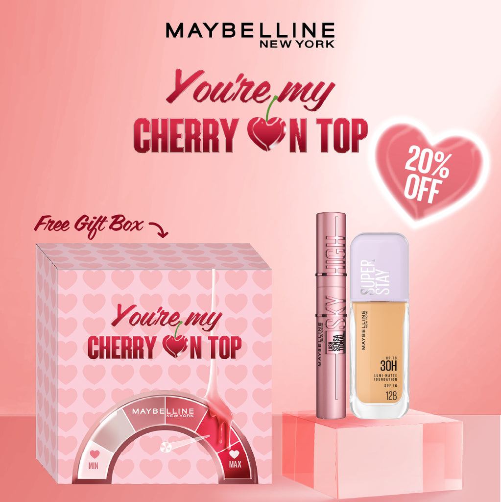 Super Stay Lumi-Matte Foundation & Lash Sensational Sky High Mascara Duo