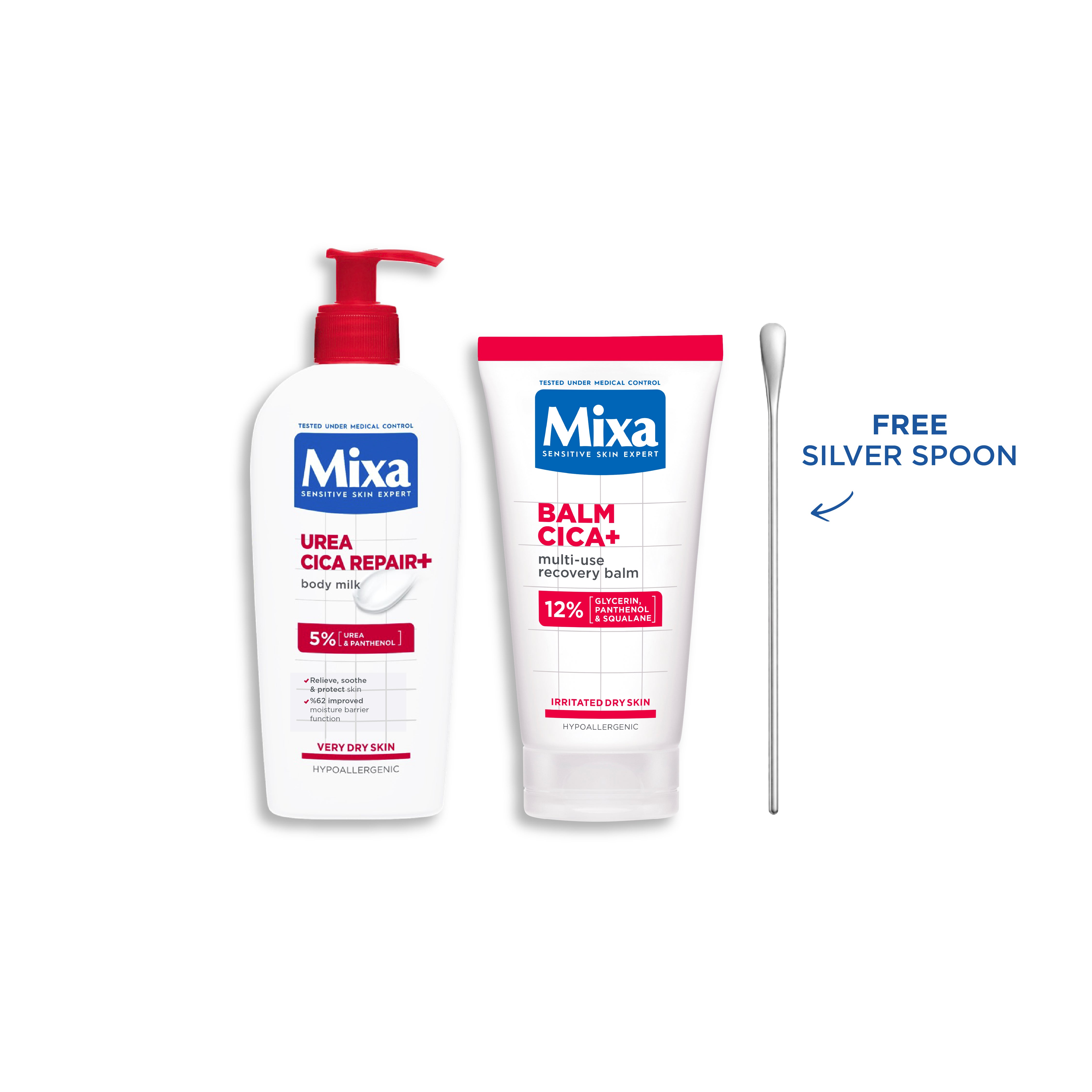 Repair Multi Use Recovery Balm & Urea Cica Repair Body Lotion Duo