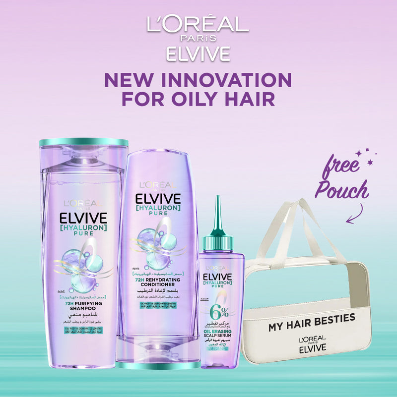 L’Oréal Paris Elvive Hyaluron Pure Purifying Routine