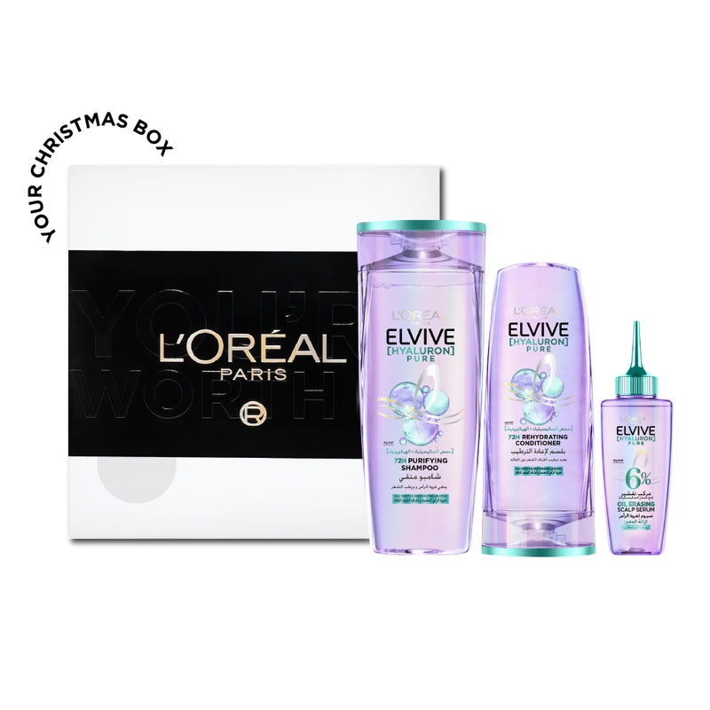 Elvive Hyaluron Pure Full Routine Bundle