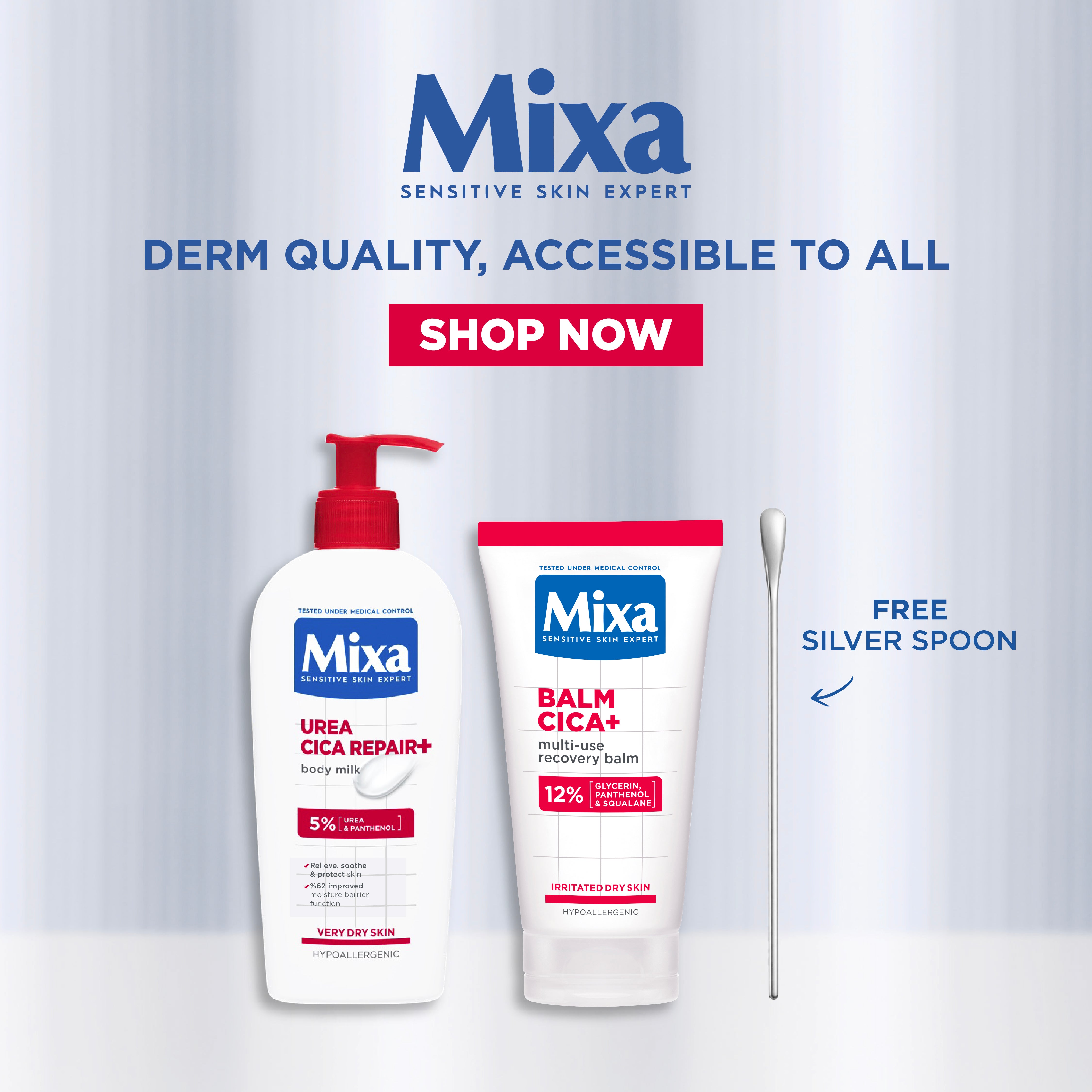 Repair Multi Use Recovery Balm & Urea Cica Repair Body Lotion Duo