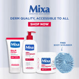 Urea Cica Repair Body Lotion & Urea Cica Repair Moisturizing Cream Jar & Mixa Cica Repair Multi Use Recovery Balm Trio