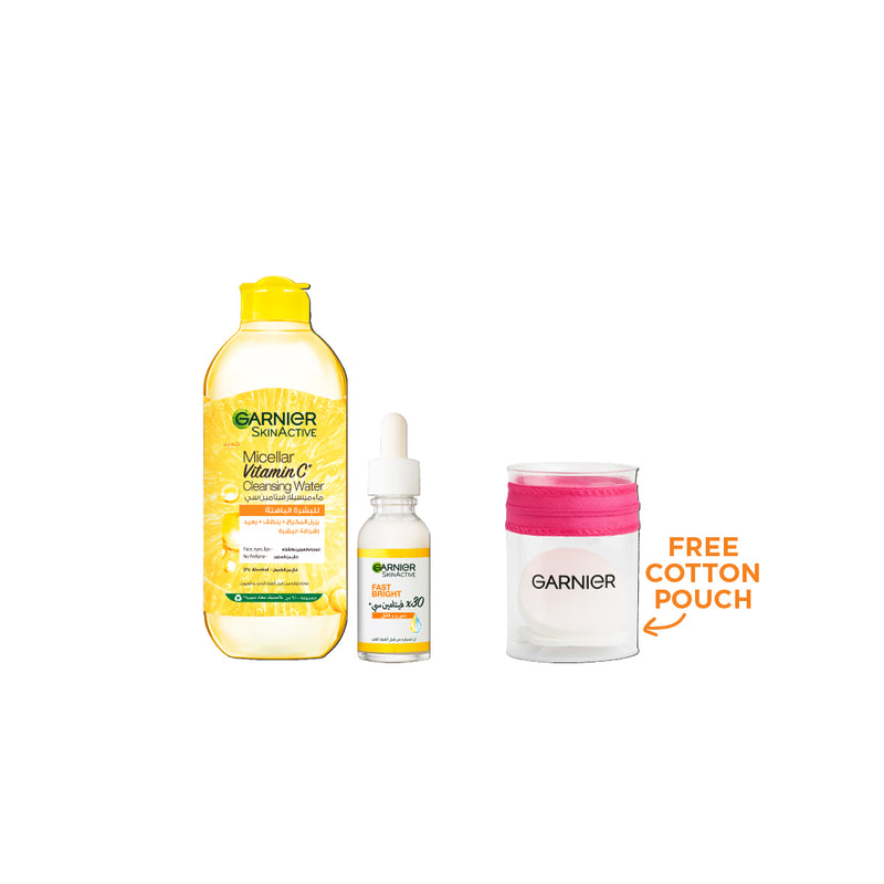 Vitamin C Micellar Water & Brightening Booster Day Serum Duo