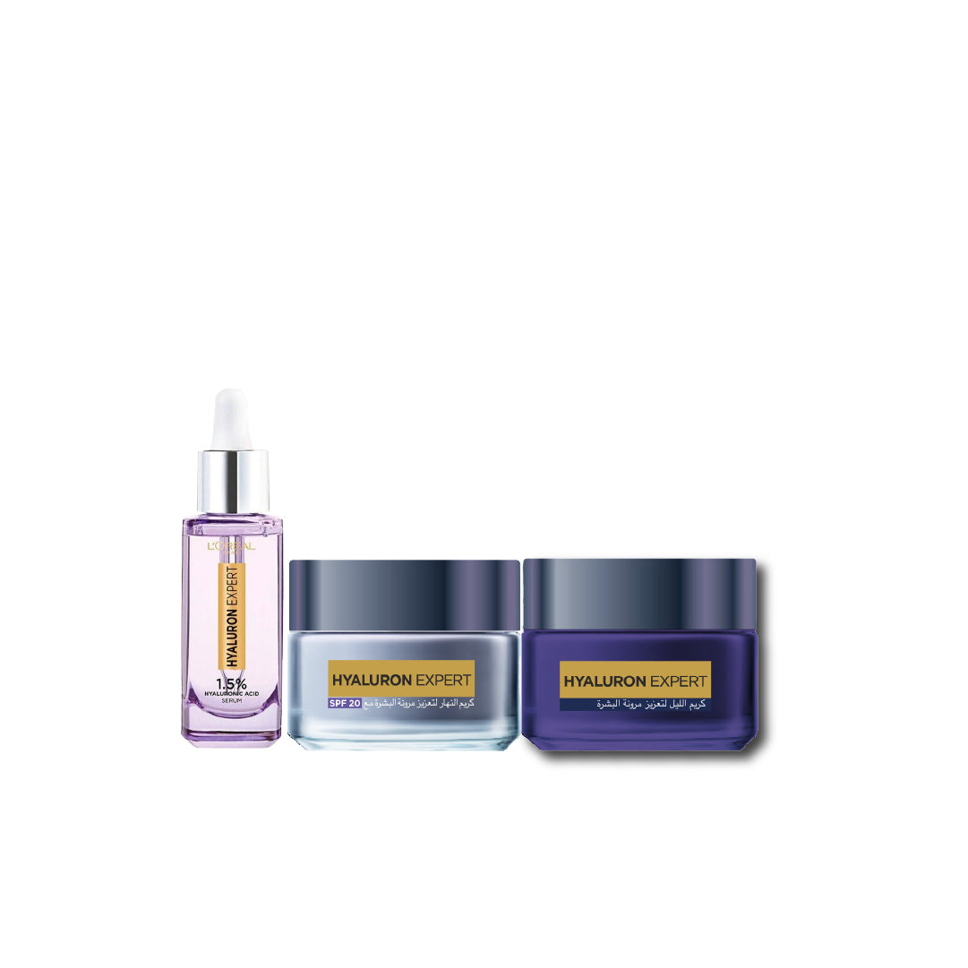 Hyaluron Expert Serum & Day Cream & Night Cream Trio