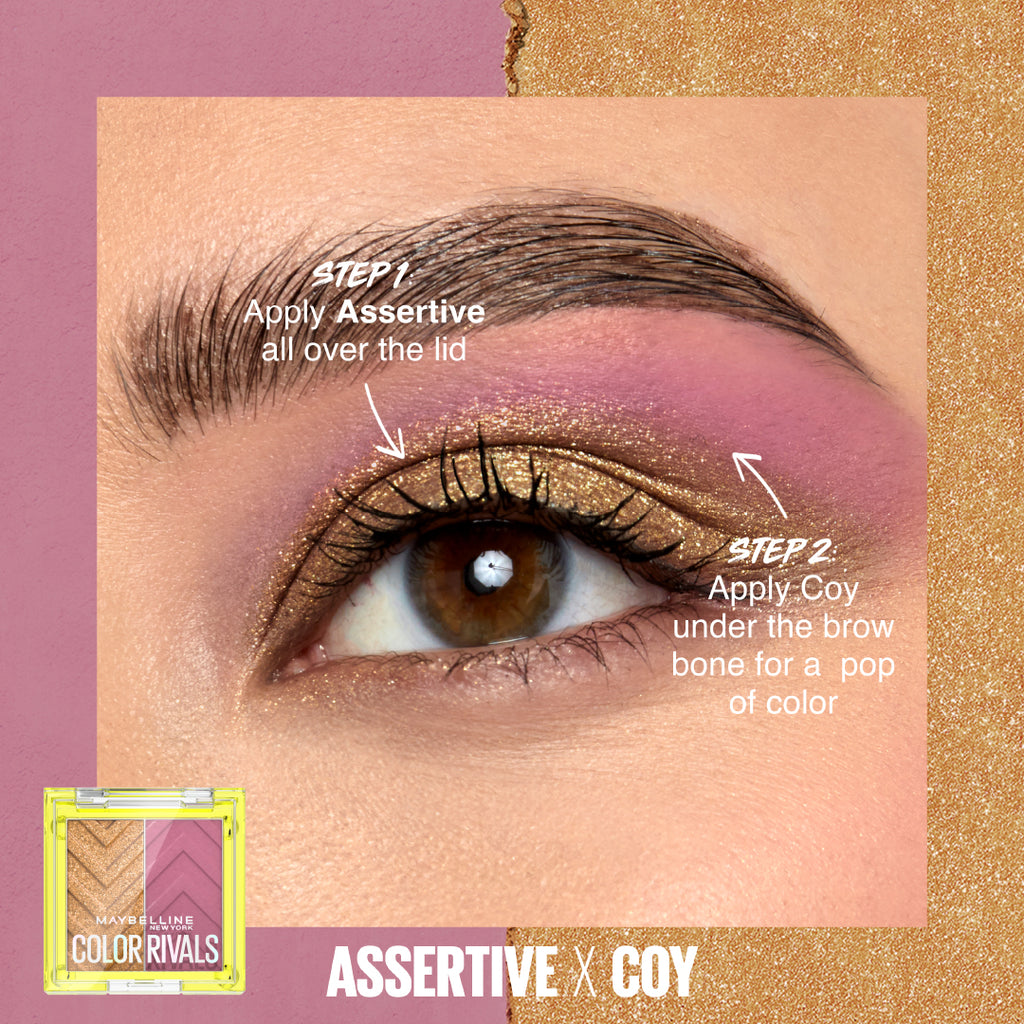 Maybelline New York Color Rivals Eyeshadow Palette Duo | Skin Society ...