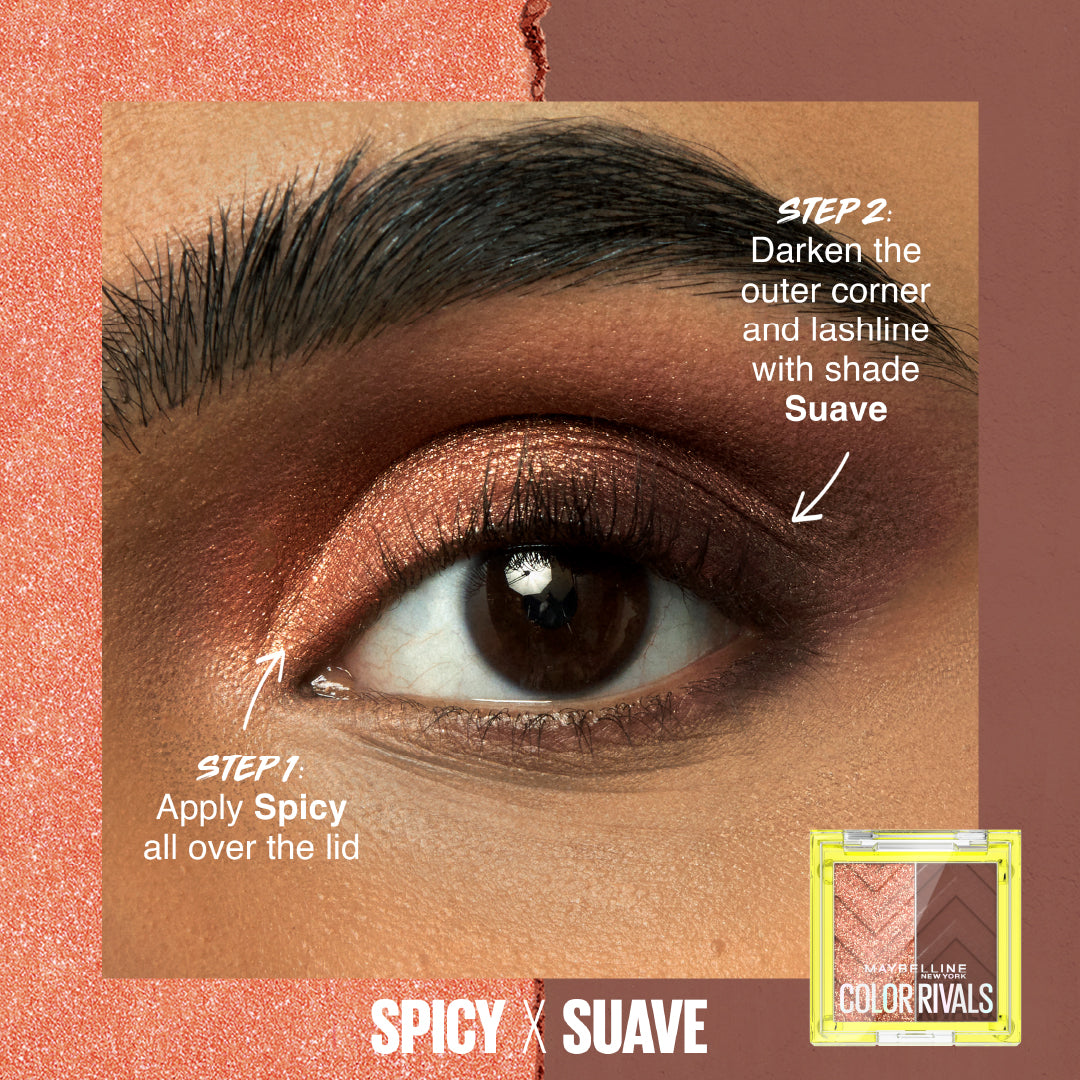 Maybelline New York Color Rivals Eyeshadow Palette Duo | Skin Society ...