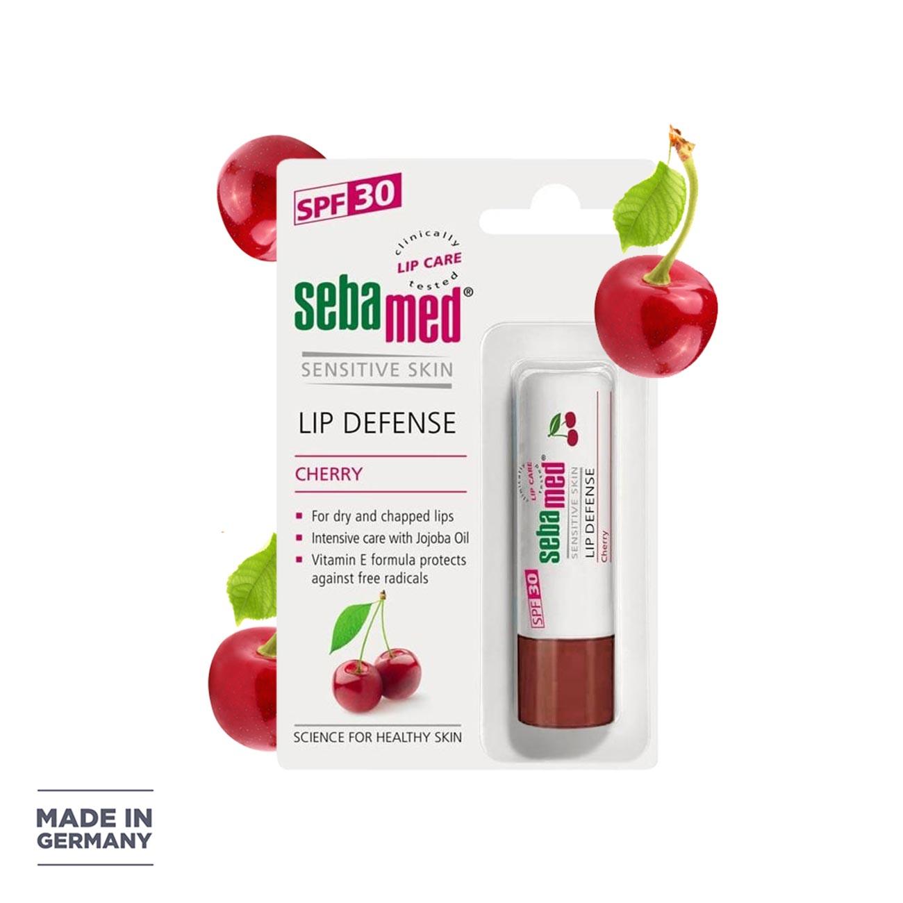 Sebamed Lip Defense Stick Cherry - Skin Society {{ shop.address.country }}