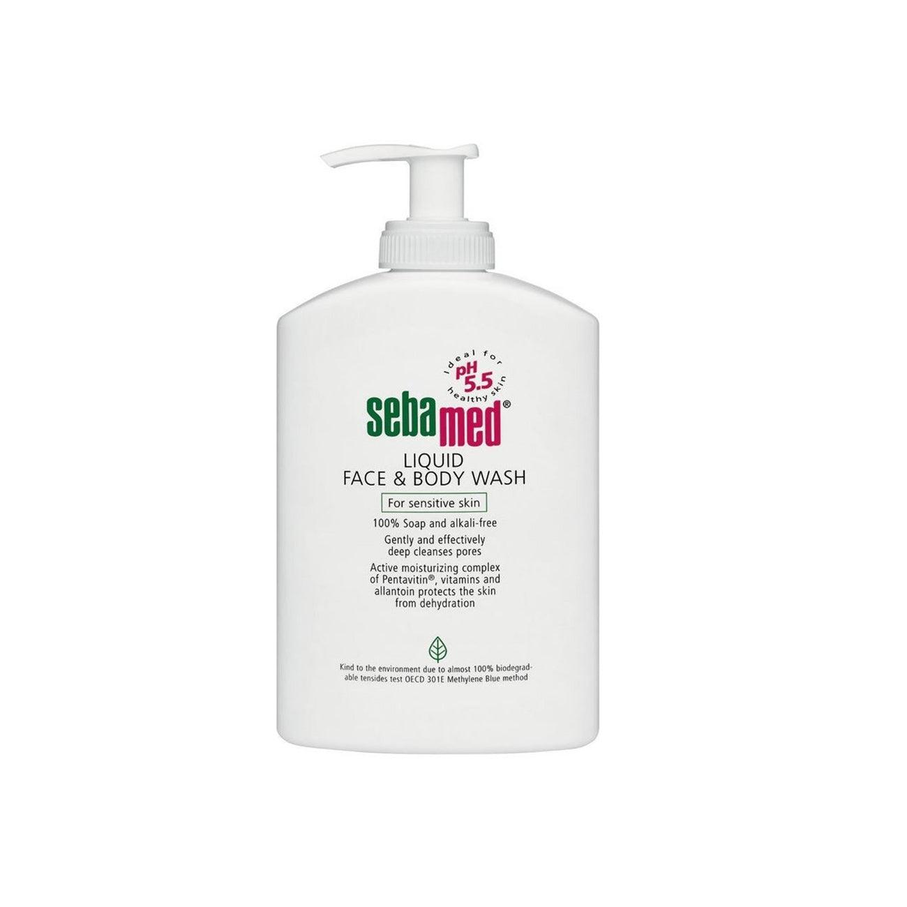 Sebamed Liquid Face and Body Wash - Skin Society {{ shop.address.country }}
