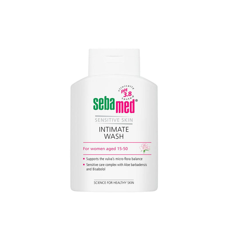 Sebamed Sensitive Skin Intimate Wash pH 3.8 - For Women Aged 15-50 - Skin Society {{ shop.address.country }}