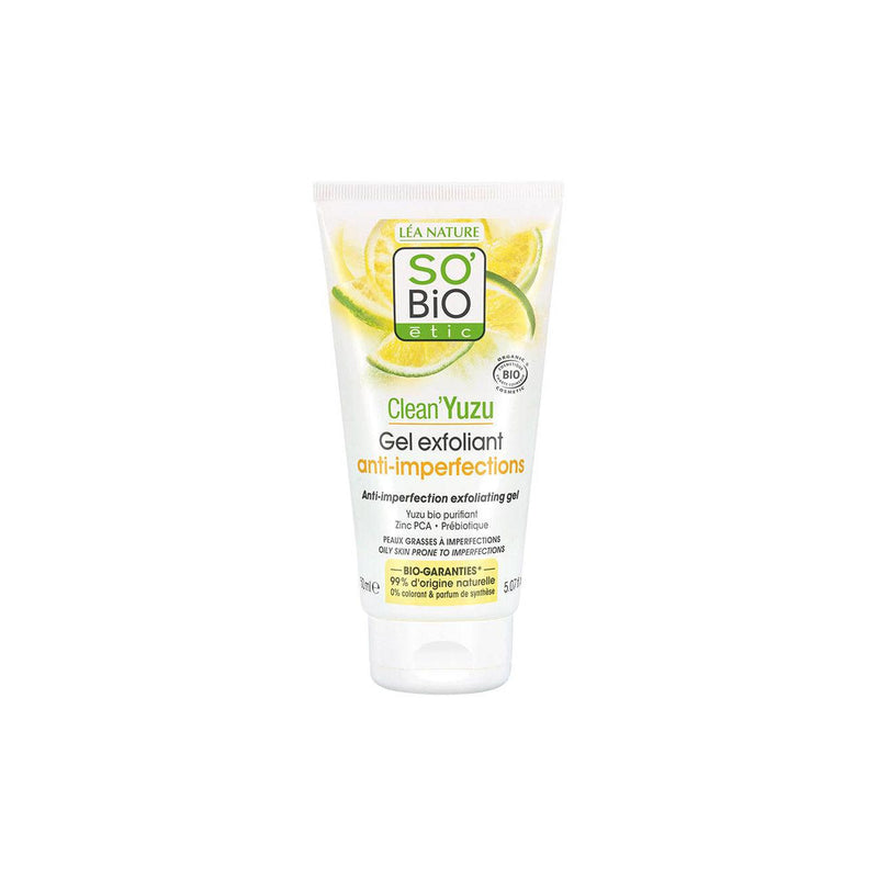 SO' BIO ETIC Clean'Yuzu Anti-Blemish Exfoliating Gel - Skin Society {{ shop.address.country }}