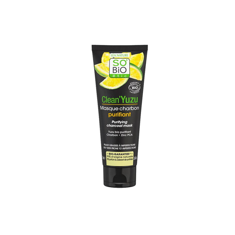 SO' BIO ETIC Clean'Yuzu Anti-Imperfection Purifying Charcoal Mask - Skin Society {{ shop.address.country }}