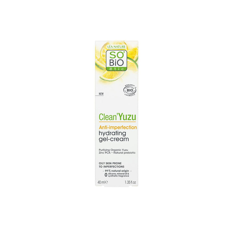 SO' BIO ETIC Clean'Yuzu Moisturizing Anti-Blemish Gel-Cream - Skin Society {{ shop.address.country }}