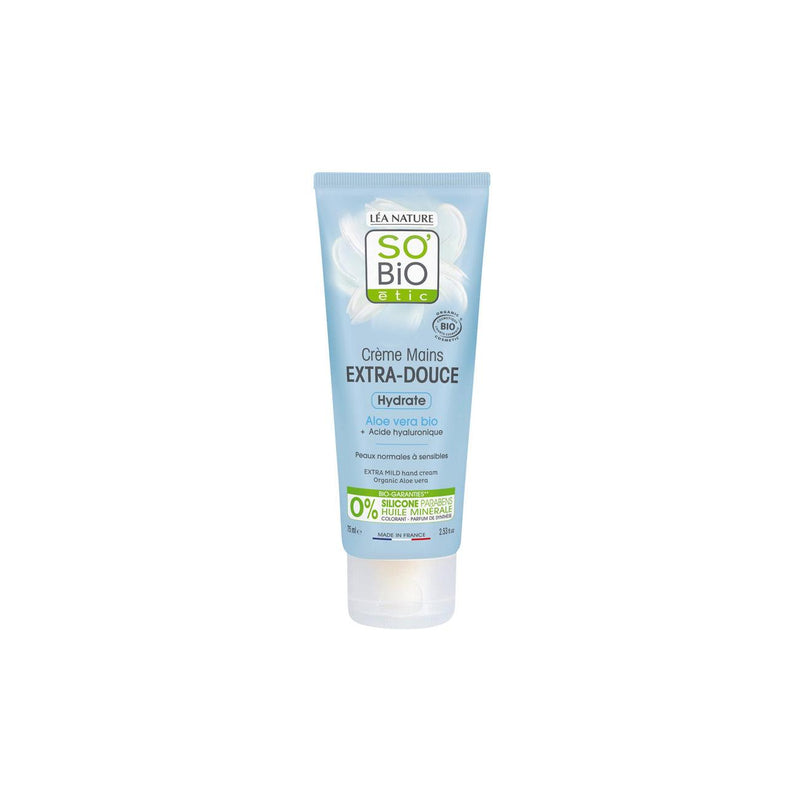 SO' BIO ETIC Hydra Aloe Vera Extra Mild Hand Cream Organic - Skin Society {{ shop.address.country }}