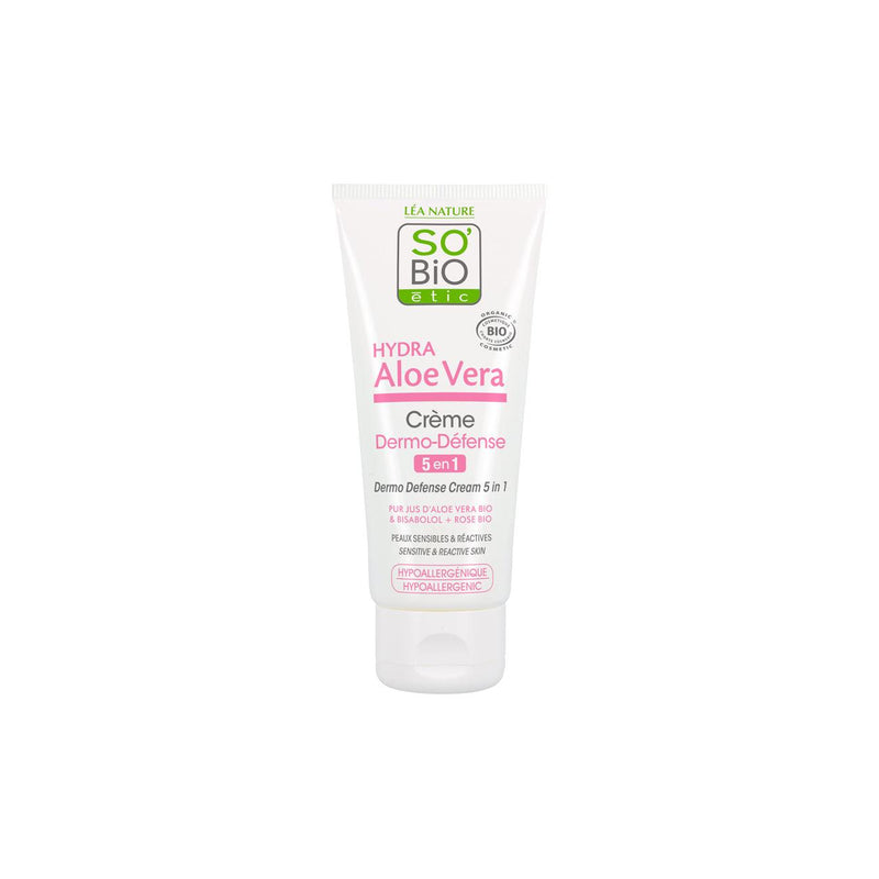 SO' BIO ETIC Hydra Aloe Vera Sensitive Dermo Defense Cream Bio 5in1 - Skin Society {{ shop.address.country }}
